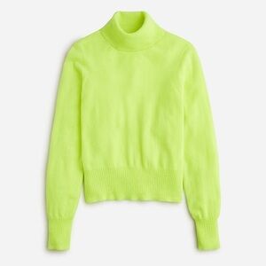 J. Crew Cashmere shrunken turtleneck sweater